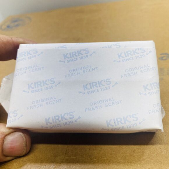 Kirk’s Original scent Castile Soap 2 Bars 4oz Each Hypoallergenic Gentle Clean - Picture 4 of 7